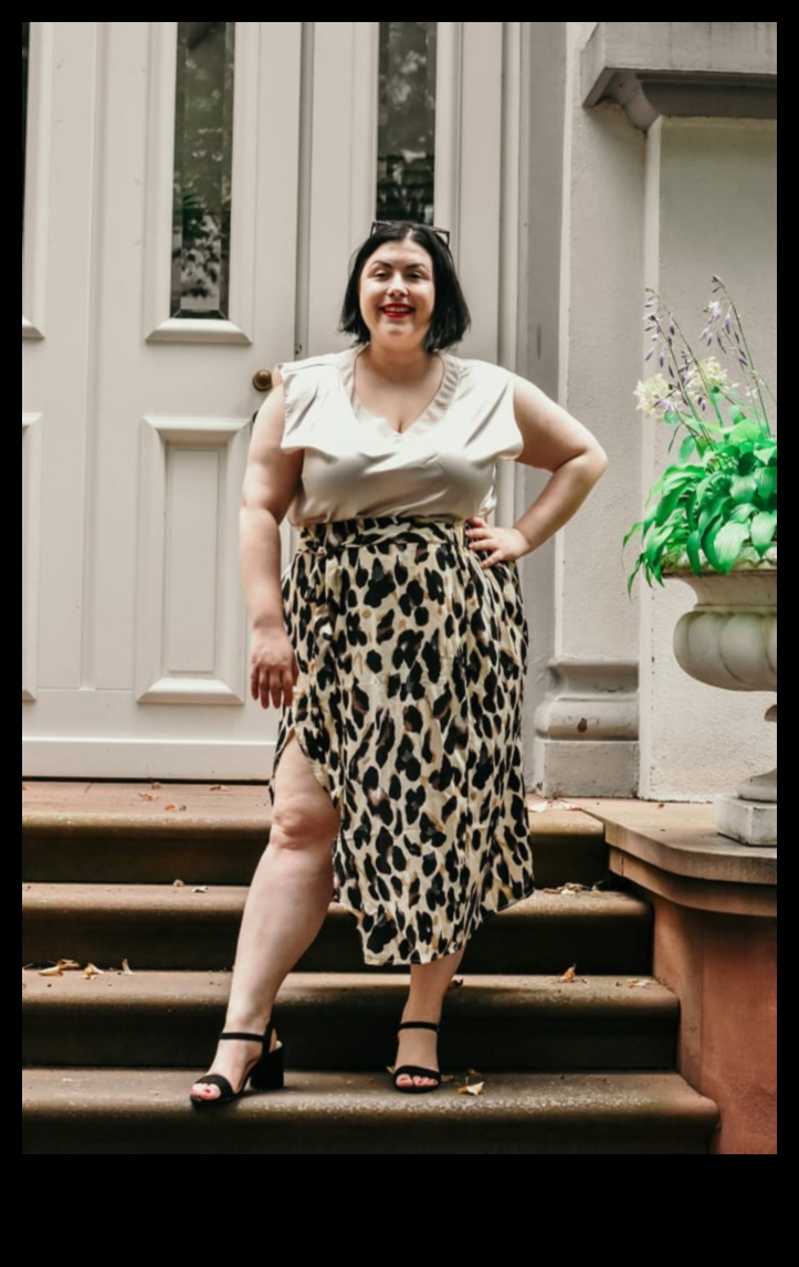 Τολμηρή και όμορφη μόδα σε μεγάλο μέγεθος που έχει αυτοπεποίθηση και κομψότητα 2 Τολμηρές και όμορφες: Συνδυαστικές στολές για σίγουρη μόδα